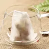 100 pcs/lot sachets de thé 5 x 7 cm sacs parfumés vides avec ficelle papier filtre scellé pour herbes en vrac