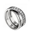 Moda Designer Pierścienie Rose Gold Pierścień 25 Srebro Silver Luksusowe Projektanci Biżuterii Cross Diamond Love Pierścienie Engagements dla kobiet 22041203r
