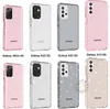 Étuis de téléphone à paillettes transparentes hybrides TPU PC brillants pour Galaxy S22 S21 S20 Plus Ultra Note 20 A03S A13 A33 A53 Couverture antichoc transparente