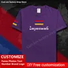 Arménie Pays Drapeau T-shirt DIY Personnalisé Jersey Fans Nom Numéro Marque Coton T-shirts Hommes Femmes Lâche Casual Sports T-shirt 220616