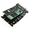 Компьютерные кабели разъемы M.2 SSD к U.2 Адаптер 2IN1 NVME и SATA-BUS NGFF PCI-E SFF-8639 PCIE M2 Converter для настольного компутера