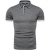 Рубашка с коротким рукавом контрастная цветовая одежда для летней уличной одежды повседневная мода Men Tops 220616