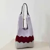 New Wool Knitted Shoulder High Capacity Bag for Women Vintage Fashion Cotton Cloth Girls Tote Shopping Bag Large Female Casual 220510