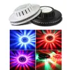 5W USB RGB Sound Activated Rotating Disco Lights LED Party Stage Lamp Portable Sound Activated Sunflower DJ Stage Dancing Nightclub Light