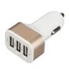 Universal 3 Port Car Charger быстро зарядка Triple USB Adapter Adapter Car-Charger для Samsung Xiaomi LG планшет