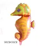 50pcs Big Size Ocean Animals Shark Lobster Foil balloon Tropical Fish Ballon Sea Theme Animals Ballons Air Inflatable Globol For Safari Party Birthday