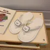 Petit ours tongs sandale femmes été plate-forme plage chaussures décontractées 2022 Ins Maiden antidérapant dessins animés pantoufles