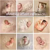 Filtar Swaddling Born Pography Prop Lace Wrap Baby Girl Posing Po Shoot Filt Bakgrund Fotografia Produktstudiotillbehör