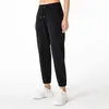 Waffel-Jogginghose für Damen, lockere Yoga-Outfits, dünne Beine, Freizeithose, Yoga-Leggings, Fitnessstudio-Kleidung, atmungsaktiv, Kordelzug, elastisch, 8764221