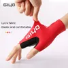 Giyo Short Cycling Gloves Fingerless Gloves Antislip Bicycle Lycra Fabric Half Finger Mitten for Mtb Road Bike Sports Racing 220722