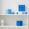 Klein Blue Ball Net Red PO rekwizyty dekoracja geometria domowa kreatywna strzelanie do salonu tło 220426