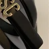 Black Womens Designer Belt Brand Letters Gold Buckle Fashion Designers Belts For Lady Women Luxury Waitband High Quality Width 2.5cm