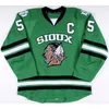 Nik1 Youth Kids North Dakota Hockey Jersey 5 Chay Genoway 11 Darcy Zajac 29 Brock Nelson 100% Stitched Fighting Sioux DAKOTA Hockey Jerseys