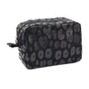 Sacs de cosmétique noire léopard 25pcs lot ga warehouse classique sac de maquillage de créateur de rectangle