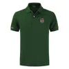 100% haut en coton qualité été hommes Polos chemises de grande taille XS5XL couleur unie à manches courtes Polos Homme revers mâle hauts 220613