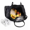 Men Stripe Hand Gym bag Sports Training Large-Capacity Business Trip Travel Luggage Dry And Wet Separation Bag 220602