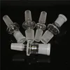 Hookahs Glass Bong Adapter 14mm 18mm Straight Male Female Dome Adapters Glass Converter 14.5mm 18.8mm