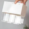 Depolama Kutuları Binalar Masaüstü Kutusu Takı Çekmecesi İnci Boncuklar Plastik Kozmetik Küpeler Makyaj Konteyneri Organizstorage