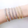 Hiphop One Row 3-5mm D Color Tennis Chain Bracelets for Men 925 Silver Iced Out Moissanite Bracelet Pass Test Diamond