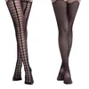 thigh high fishnet socks