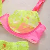 Women Sexy Lingerie Set Garter Belts Fluorescent Green Heart Lace Push Up Bras Sex Panties Temptation Erotic Sensual Underwear