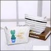 Bolsas de armazenamento Organização em casa Saco de maquiagem Housekee LL com padrão de impressão Organizador fofo Dhohg