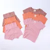 Zomer geboren babymeisjes jongens kleren sets geribbelde katoenen korte mouw t -shirt shorts 2pcs peuter baby high taille outfit set 220620