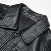 Autumn Style Men's Retro Leather Jackets Outwear Casual Motorcycle Jacket PU Biker Couro Windbreaker Multipockets S3XL 220816