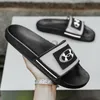 Gute Qualität Designer Luxusmarke Herren Hausschuhe schwarz grau grün Sandalen Strand Slide Flache Plattform Herren Sandalen Badezimmer Outdoor Schuhe Flip Flops