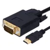 1.8m HD 1080P Digital to VGA Analog Cable Gold Plated Active Video Adapter Converter Cables