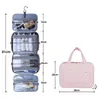 Dames Toilettas met haak Opknoping Make-up Mannen Reizen Organizer Transparante Cosmetische Tassen Voor Toiletartikelen van Full Size