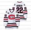 A3740 St. Cloud State Huskies 2021-22 NCAA HOCKEY JERSEY KALLE KOSSILA SEAMUS DONOHUE RYAN POEHLING JIMMY SCHULDT JACK PEART KEVIN FITZGERALD MATT