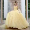 ثياب الأميرة Quinceanera الجديدة ، فساتين كرة سهرة رومانسية ، حبيبتي منتفخ عضوي ،