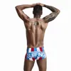 Men's Swimwear moda masculina listra grossa boxer profissional baú de natação calças de praia de perto de homens para homens Surfmen's