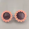 Belle fleur en forme de lunettes de soleil pour filles lunettes de plage décoratif mode lunettes de soleil accessoires de fête 2022