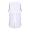 Lu-23 Yoga Vest T-shirt Kvinnor Tank Topps Split Bow Back Fitness Running Fashion Strap Shirt Snabbtorkning av andningsfulla ärmlös blusar