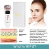 Mini Ultrasound Maszyna Mini Hifu RF FadiofreCuencia EMS Mikrokrurrent Lift Firma Zmarwanie Produkt pielęgnacji skóry 220812