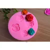 Pieczenie 3D Kremówka Silikonowa Formy Łatwe Wymaganie DIY DIY Róża Kwiat Czekoladowy Urodziny Ślubne Ciasto Pieczenia Dekorowanie Narzędzia LT0039