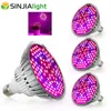 4pcslot Full Spectrum LED Grow Lights 30W 50W 80W th Lamp Phytolamps for Plants Flower Bulbs rium Indoor Box Y200917