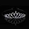 Coiffes de demoiselle d'honneur de la mariée couronnes avec des strass de bijoux de bijoux en cristal