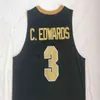 SJ98 NCAA Purdue 3 Carsen Edwards Koleji Basketbol Lisesi 100% Stiched Erkek Formalar Boyutu S-XXL V Boyun