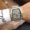 Horloges polshorloge-ontwerper Richa Milles RM11-03 Volledig automatische mechanische beweging Sapphire Mirror Rubber Watchband