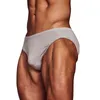 Sexy Briefs Gay Homens Underwear Moda Masculina Calcinha Masculina 9 Cores Sólido Cueca Tanga Men's Briefs Slip Homme Calzoncillo U Bolsa Convexo G220419