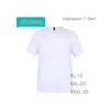 Local Warehouse Sublimation Blanko-T-Shirt, weiße Polyester-Shirts, Sublimations-Kurzarm-T-Shirt für Heimwerker, Rundhalsausschnitt, XL, 2XL, 3XL