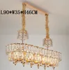 Modern crystal chandelier living room villa luxury decorative lighting 110-220V