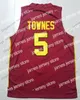 NCAA Jersey NCAA Loyola Chicago Ramblers # 5 Marques Townes 0 Joueurs 1 Lucas Williamson 30 Ans Uguak Blanc Rouge Sister Jean Maillots S-4XL