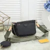 Małe torebki damskie Luksusowe akcesoria Multi Pochette Torba Designer Damskie torby na ramię Kopertówka Crossbody Skóra Dwie odpinane torebki Zdejmowany łańcuszek