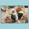 초밥 도구 부엌 부엌 식당 바구니 정원 LL 삼각형 곰팡이 새로운 오리지널 라이스 볼 멋진 프레스 메이커 T DHGQW