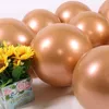 Party Decoration 10/12inch Metallic Copper Balloons Birthday Balloon Garland Arch Kit Wedding Baby Shower Bridal DecorationParty