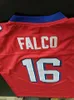 UF CEOA3740 Män syade Shane Falco #16 The Replacements Movie American Jersey Keanu Reeves Mens Red S-3XL VIVA VILLA